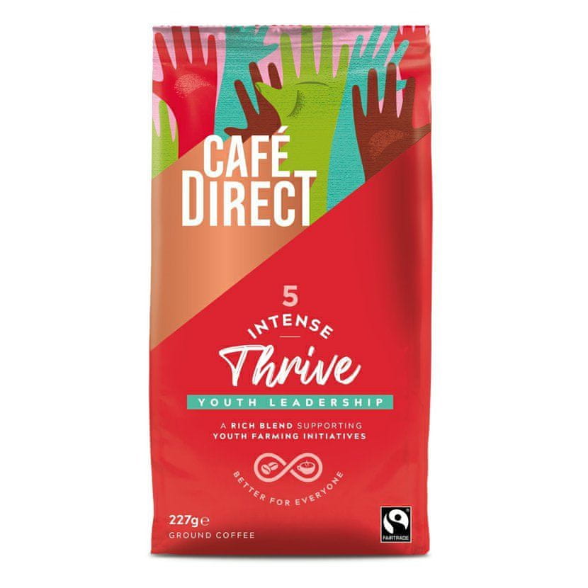 Cafédirect mletá káva Intense s tónmi kakaa 227 g